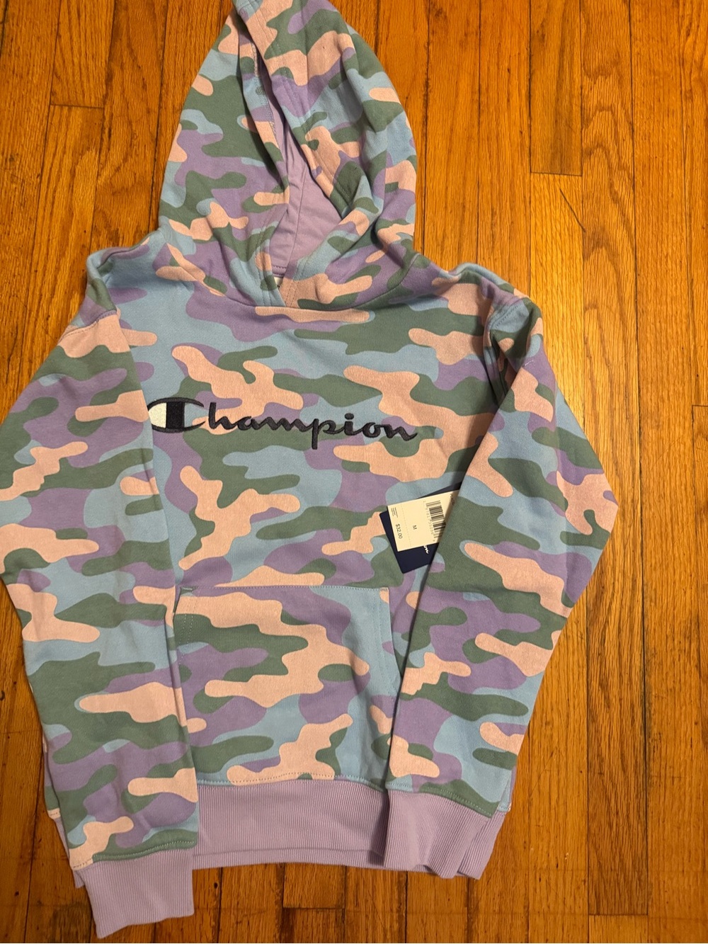 Champion Pastel Camo Hoodie - Lavender, Mint, Light Blue, Pink